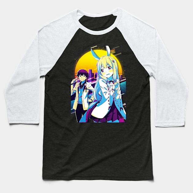 Eromanga Sensei - Izumi Sagiri and Izumi Masamune Baseball T-Shirt by 80sRetro